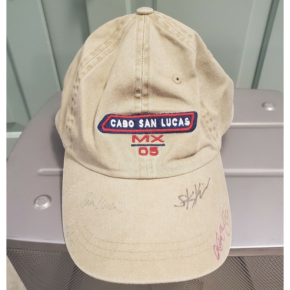 Cabo San Lucas MX 2005 Signed Hat Cap Adjustable Strap